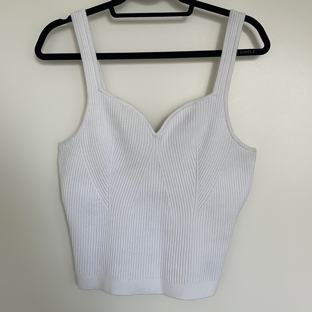 A&F sweetheart ribbed tank
